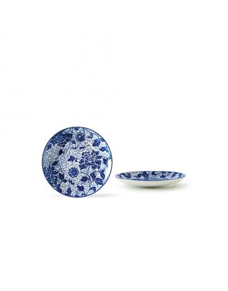 INDACO PIATTO FRUTTA 20 CM FIORI