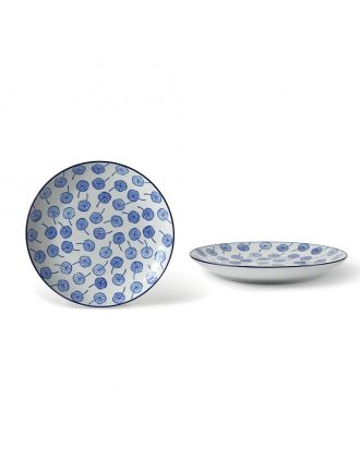 INDACO PIATTO PIANO 25 CM NINFEA