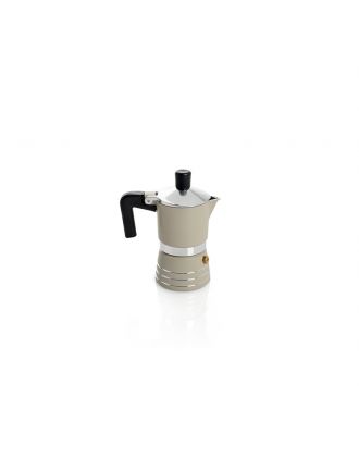 MARRAKECH MOKA IN ALLUMINIO 1 TAZZA BEIGE