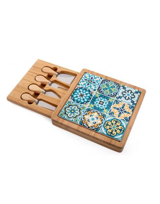 LISBONA TAGLIERE FORMAGGIO CON 4 COLTELLI