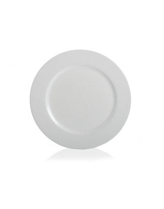 YUKATAN SET 6 SOTTOPIATTI ANTIMACCHIA D. 33 CM BIANCO