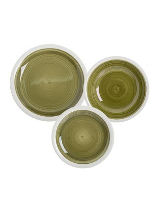 JAIPUR SERVIZIO TAVOLA 18 PZ VERDE