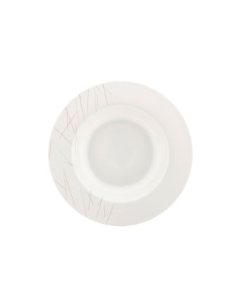 PETRA WHITE PIATTO FONDO 22 CM