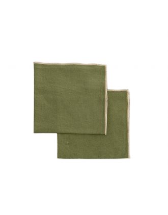 PAMUKKALE SET 2 TOVAGLIOLI 40X40 CM VERDE