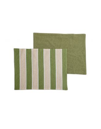 PAMUKKALE SET 2 TOVAGLIETTE 33X48 CM VERDE