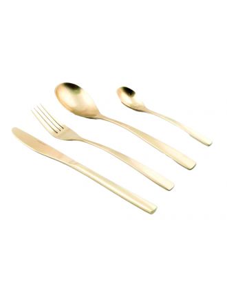 PARIGI SET 24 PZ POSATE IN ACCIAIO PVD