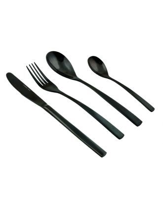 LONDRA SET 24 PZ POSATE IN ACCIAIO PVD