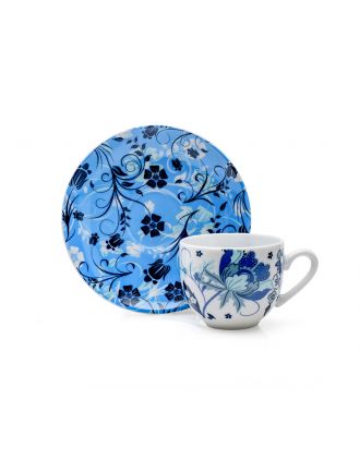 KYOTO SET 6 TAZZE CAFFE' CON PIATTO