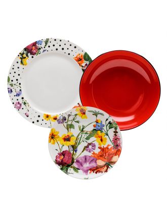 FLOR SERVIZIO TAVOLA 18 PZ