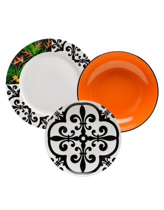 JUNGLA SERVIZIO TAVOLA 18 PZ