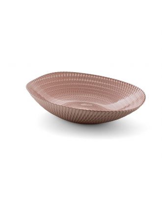 SMIRNE CENTROTAVOLA OVALE ROSA 40X27 CM