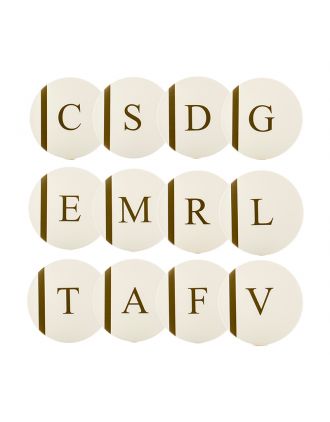 ORTISEI SEGNAPOSTO LETTERE ASSORTITE