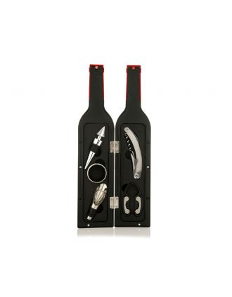 SET VINO 5 PZ BOTTIGLIA H.33 CM