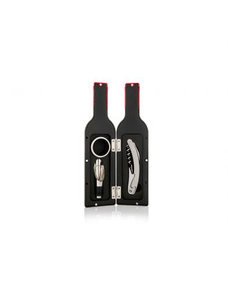 SET VINO 3 PZ BOTTIGLIA H.23 CM